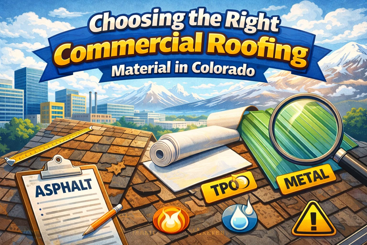 Blog post Choosing the Right Commercial Roofing Material in Colorado image