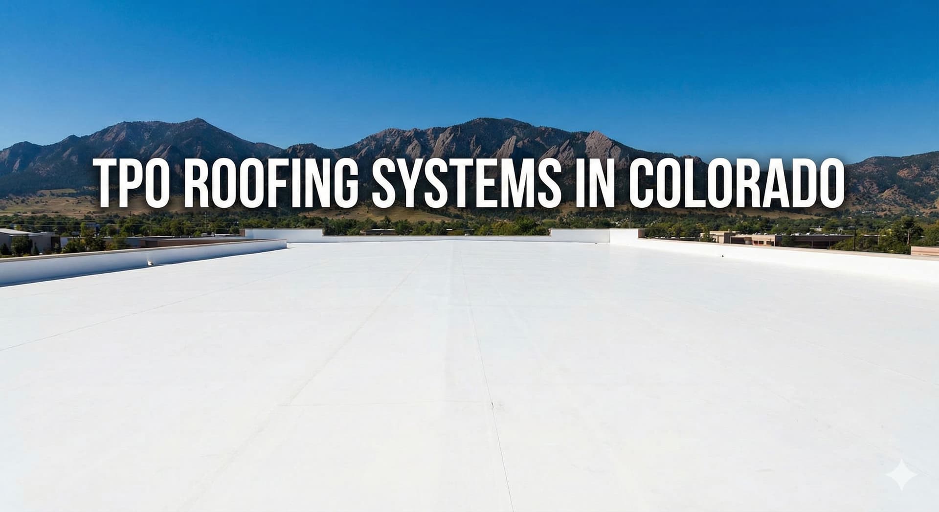 Blog post TPO Roofing Systems in Colorado image