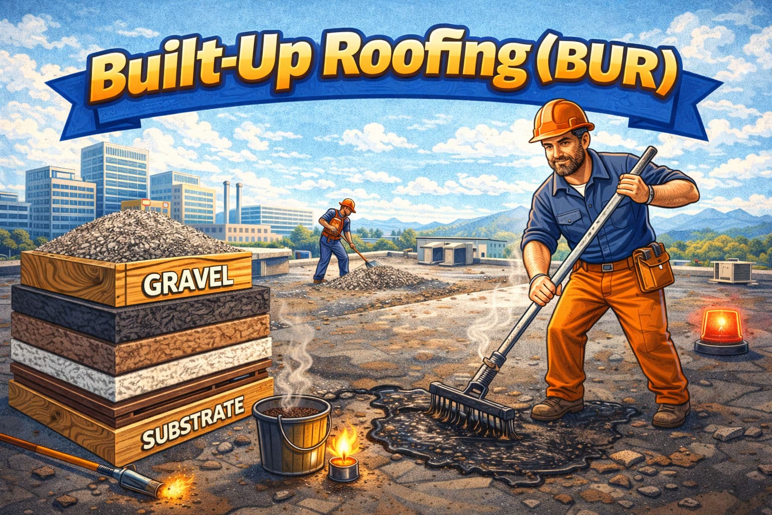 Blog post Built-Up Roofing (BUR) image