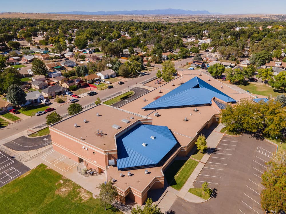 Commercial Roofing Installation at Heritage Elementary School in Pueblo CO image